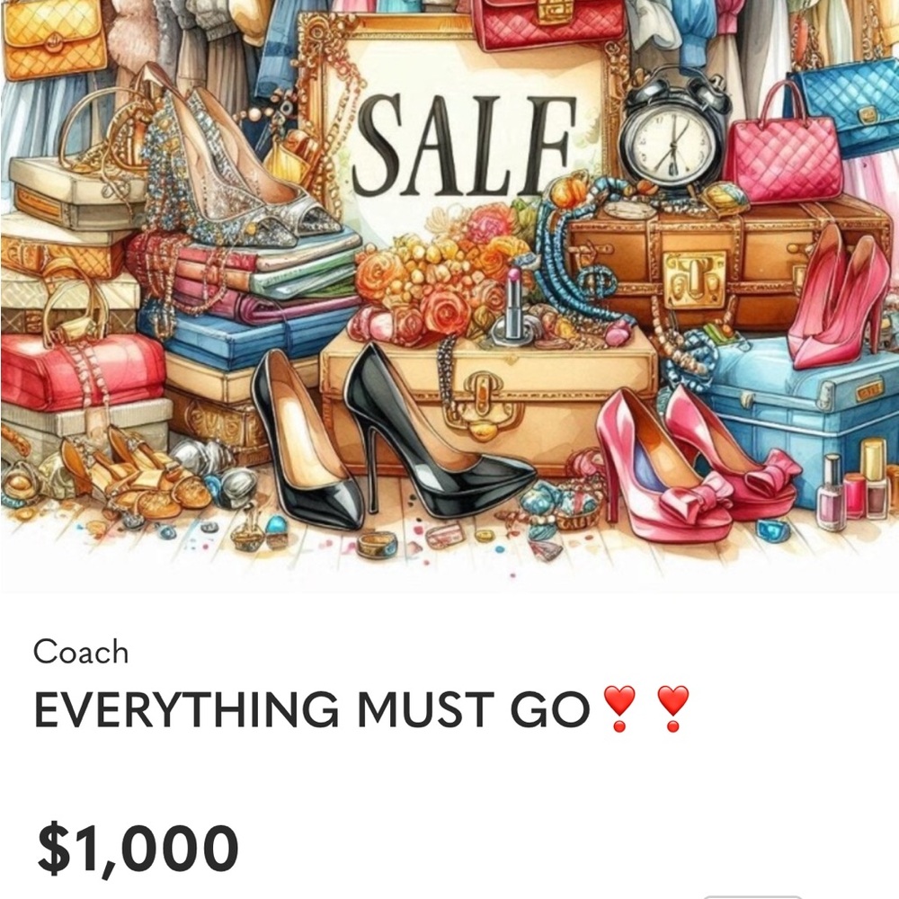 Every thing must go make me a offer